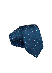 blue tie isolated on white