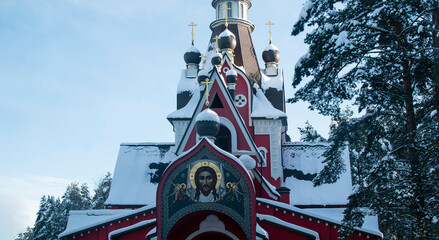 Fragment of an Orthodox cathedral