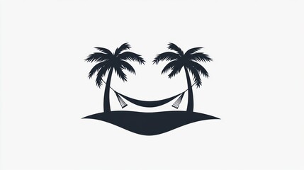 Tropical hammock silhouette