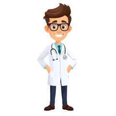 Fototapeta premium doctor with stethoscope