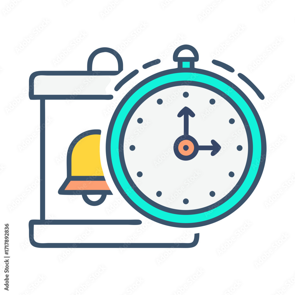 Poster schedule reminder time management appointment deadline notification event calendar clock alarm plann