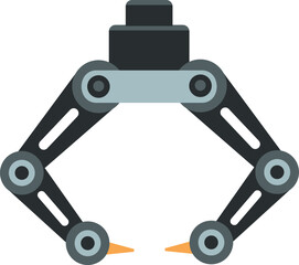 vector illustration of factory machine