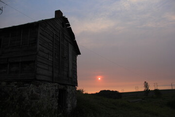 Abandoned Beauty With Farms and Prairie Scenery