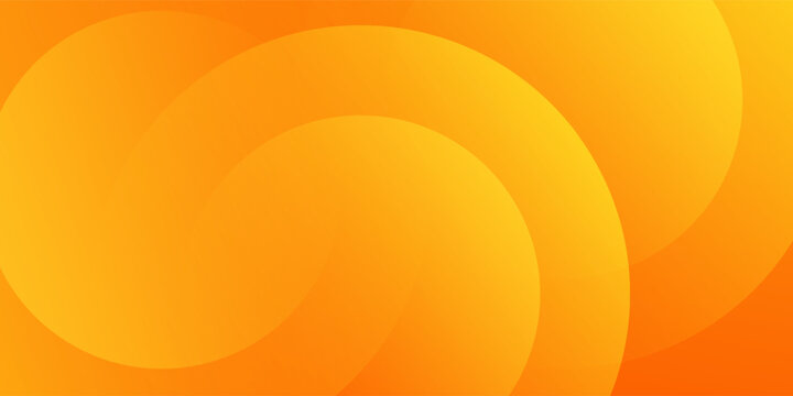 Abstract orange background with circles. Vector illustration