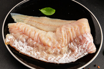 filet cod fish seafood common ling natural product tasty snack fresh delicious gourmet food...