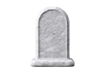 Blank Tombstone Against Black Background