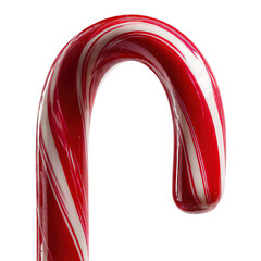Closeup Red And White Striped Candy Cane