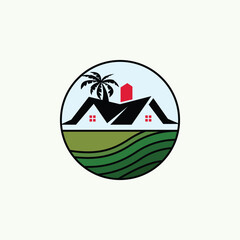 farmhouse logo template