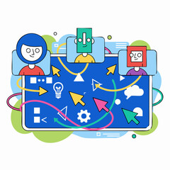 The Digital Dance of Remote Brainstorming