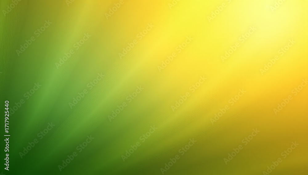 Poster blurred yellow-green gradient wavy abstract background