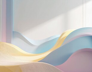 Calm, relaxing background image with waves in subtle, muted tones.