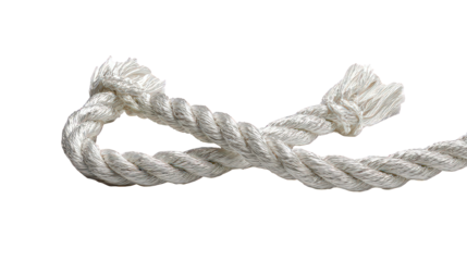 Twisted Silver Rope On Black Background