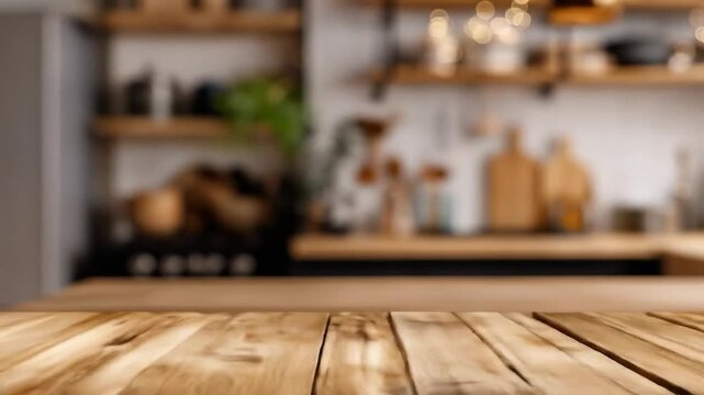 Rustic kitchen table backdrop
