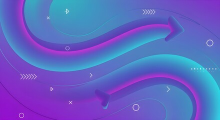 Kinetic Motion Abstract Vector Background