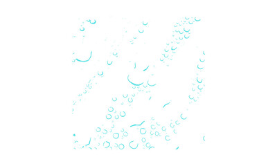 water drops on white background, water splash isolated on transparent 