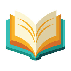 book vector image on white background 