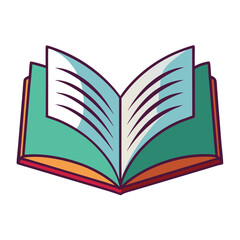 book vector image on white background 