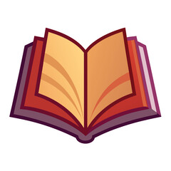 book vector image on white background 