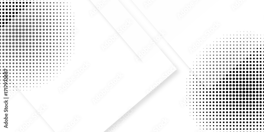 Poster abstract white background design with layers of textured white transparent material in triangle and 