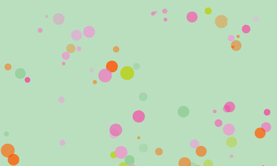 Abstract circles on a pastel background for creative design projects