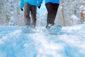 Snowshoeing Adventure in Winter Wonderland