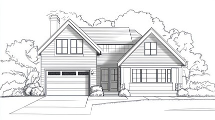 House architectural drawing