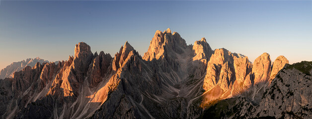 Sunset in the Dolomites