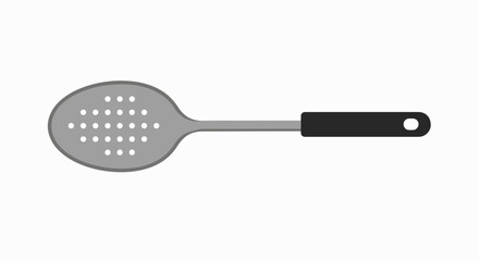 Sleek Perforated Serving Spoon: Kitchen Essential