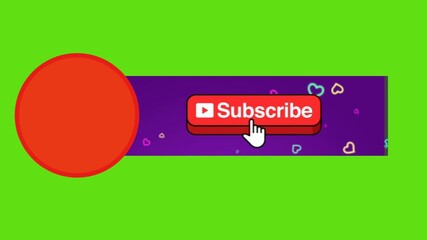 Animated subscribe sign