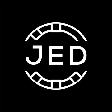 &ldquo;Modern JED Monogram Logo Design, Sleek Minimalist Letter mark in Circle, JED LATER LOGO, High-Contrast Branding Concept&rdquo;
