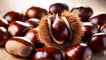 Maronen In Einer Nahaufnahme