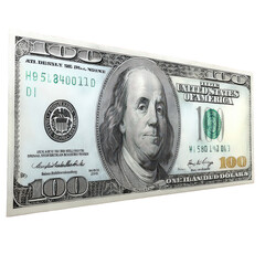 Hundred Dollar Bill Pixel Art