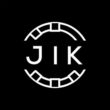 &ldquo;Modern  Monogram Logo Design, Sleek Minimalist Letter mark in Circle, JIK LATER LOGO, High-Contrast Branding Concept&rdquo;
