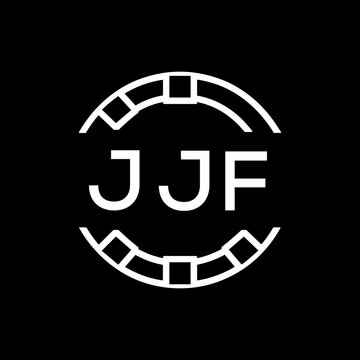 &ldquo;Modern  Monogram Logo Design, Sleek Minimalist Letter mark in Circle, JJF LATER LOGO, High-Contrast Branding Concept&rdquo;
