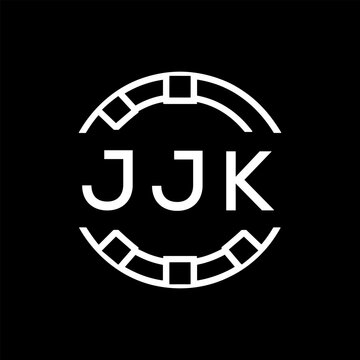&ldquo;Modern  Monogram Logo Design, Sleek Minimalist Letter mark in Circle, JJK LATER LOGO, High-Contrast Branding Concept&rdquo;
