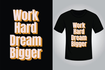 Obraz premium Bold typography T shirt Design