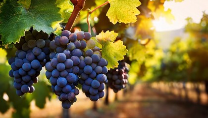 Grapes On Vine