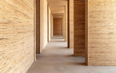 Bamboo-Framed Walls with Natural Insulation Lightweight bamboo structures filled with eco-friendly insulation materials