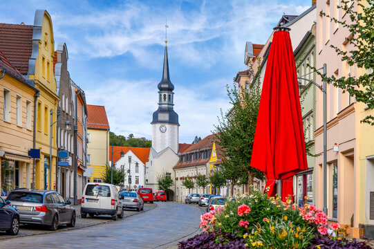 Spremberg, Brandenburg, Stadtszene,