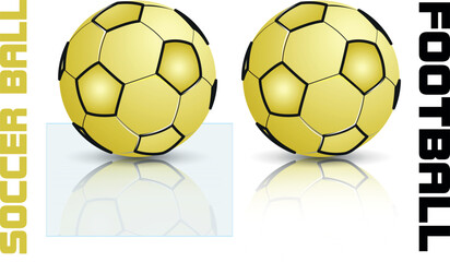 Fototapeta premium soccer ball, Football isolated on white Background, leather soccer ball, Soccer ball illustration for the web