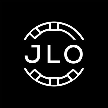 &ldquo;Modern  Monogram Logo Design, Sleek Minimalist Letter mark in Circle, JLO LATER LOGO, High-Contrast Branding Concept&rdquo;
