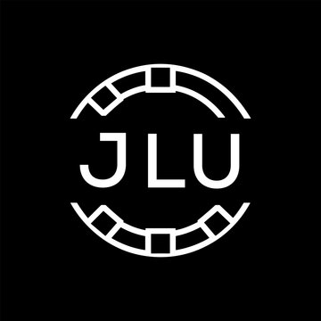 &ldquo;Modern  Monogram Logo Design, Sleek Minimalist Letter mark in Circle, JLU LATER LOGO, High-Contrast Branding Concept&rdquo;

