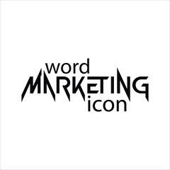   Word Cloud with Marketing background design.