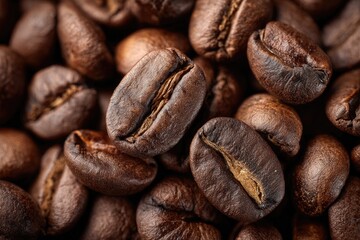 Fototapeta premium Close-up of roasted coffee beans (2)