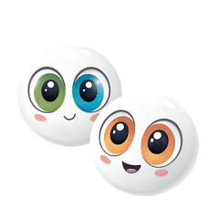 Big eyes shocking stare emoji icon