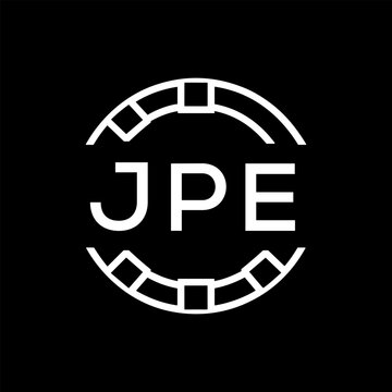 &ldquo;Modern  Monogram Logo Design, Sleek Minimalist Letter mark in Circle, JPE LATER LOGO, High-Contrast Branding Concept&rdquo;
