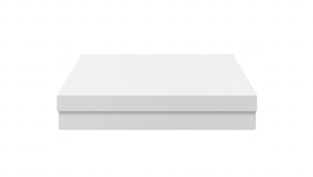 A clean. minimalistic view of a stacked white box set. a modern design suitable for packaging or storage. with a soft shadow enhancing the simplicity against a plain background