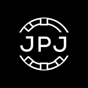 &ldquo;Modern  Monogram Logo Design, Sleek Minimalist Letter mark in Circle, JPJ LATER LOGO, High-Contrast Branding Concept&rdquo;
