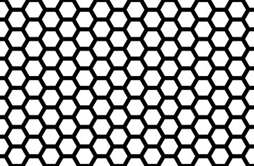 Seamless vector leather black and white soccer ball pattern design. Ideal background for soccer ball or football website. Hexagonal cell texture.