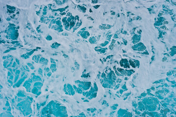 Ocean wave texture and background 